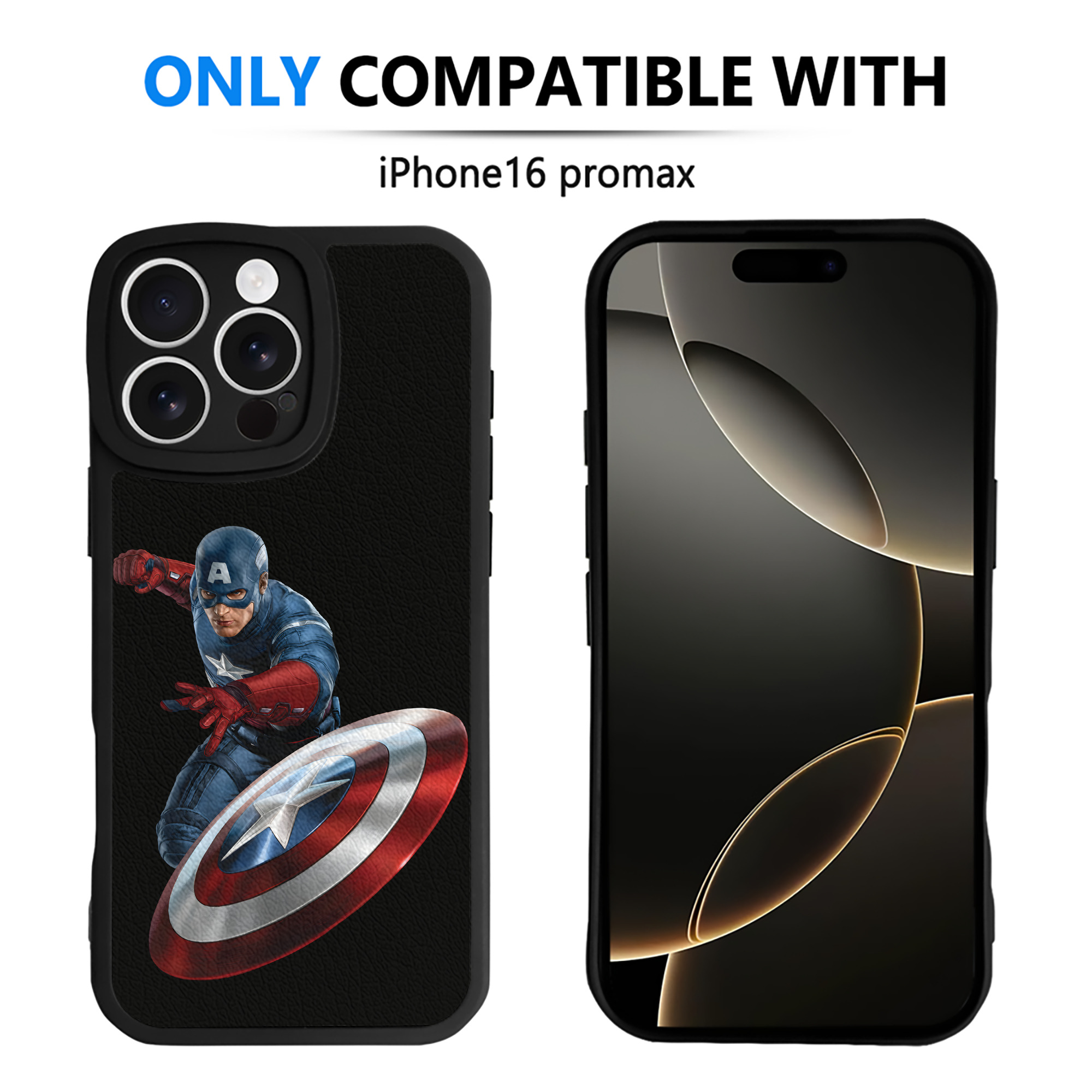 （画像用） アベンジャーズ The Avengers 【iPhone 16シリーズ対応】シリコンスマホケース（レザー調） 材質：シリコン